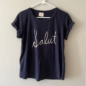 Anthropologie “Salut” T shirt